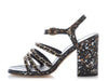 Chanel 17P Black and Gold Fantasy Python Sandals