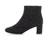 Chanel 15A Black Suede Chain Short Boots