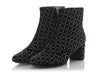 Chanel 15A Black Suede Chain Short Boots