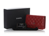 Chanel Red Quilted Caviar Wallet on Chain WOC