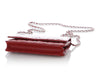 Chanel Red Quilted Caviar Wallet on Chain WOC