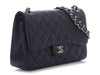 Chanel Jumbo Navy Quilted Caviar Classic Double Flap