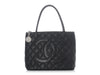 Chanel Black Quilted Caviar Grand Shopping Tote GST