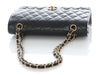 Chanel Medium/Large Black Quilted Caviar Classic Double Flap