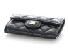 Chanel Black Quilted Caviar Classic Card Holder