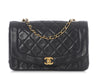 Chanel Vintage Medium Black Quilted Lambskin Diana Flap