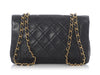 Chanel Vintage Medium Black Quilted Lambskin Diana Flap