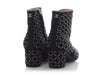 Chanel 15A Black Suede Chain Short Boots