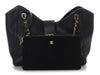 Chanel Small Black Quilted Caviar Shopping Tote