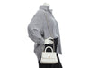 Chanel Extra Mini Iridescent White Quilted Caviar Coco Handle