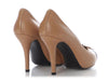 Chanel Beige and Black Cap-Toe Pumps