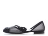 Chanel Black Grosgrain and Mesh Mary Janes