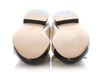 Chanel Beige and Black Cap-Toe Ballet Flats