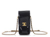 Chanel Vintage Black Patent Crossbody