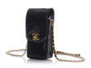 Chanel Vintage Black Patent Crossbody
