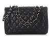 Chanel Jumbo Black Quilted Caviar Classic Single Flap