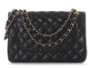 Chanel Jumbo Black Quilted Caviar Classic Double Flap