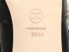 Chanel Black Calfskin Pearl and Chain Short Boots