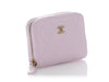 Chanel Light Purple Quilted Caviar Zipped Coin Purse