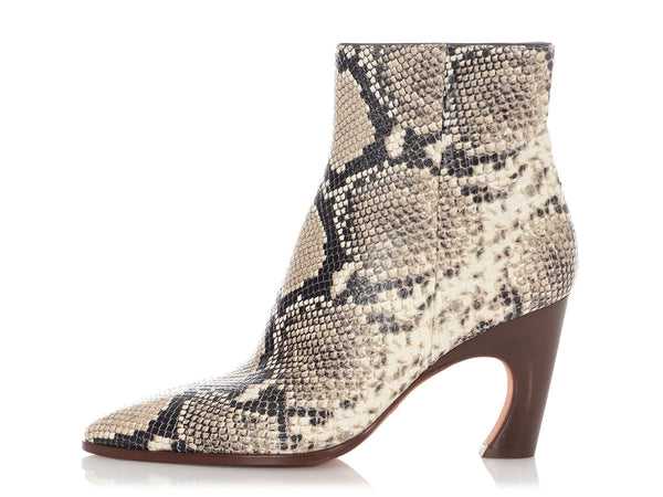 サンダル・ミュール CHLOE Beige Fabric Ankle Boots Chloe クロエ CHC21U44908 WOODY ウッディ ウェッジミュール