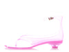 Chloe Pink Fizz Gummy Sandals