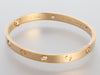 Cartier 18K Yellow Gold 4-Diamond Love Bracelet 18