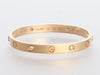 Cartier 18K Rose Gold 4-Diamond Love Bracelet 16
