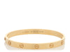 Cartier 18K Yellow Gold Classic Love Bracelet 18