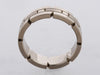 Cartier 18K White Gold Tank Française Ring