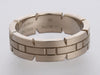 Cartier 18K White Gold Tank Française Ring