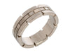 Cartier 18K White Gold Tank Française Ring