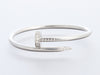 Cartier 18K White Gold Diamond Juste un Clou Bracelet