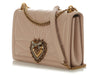Dolce & Gabbana Beige Devotion Flap Bag