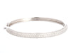 14K White Gold 1.88-Carat Diamond Bangle
