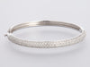 14K White Gold 1.88-Carat Diamond Bangle