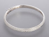 14K White Gold 1.88-Carat Diamond Bangle