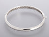14K White Gold 1.88-Carat Diamond Bangle