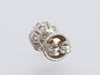 14K White Gold 1.18 Carat Diamond Flower Stud Earrings