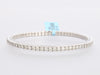 14K White Gold 3.84-Carat Diamond Stretch Bangle