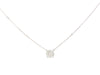 14K White Gold 0.84-Carat Diamond Pendant Necklace