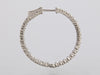 14K White Gold 3.0-Carat Diamond Inside Out Hoops