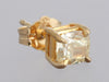 18K Yellow Gold 1.07-Carat Radiant Yellow Diamond Studs