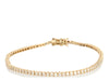 14K Yellow Gold 1-Carat Diamond Tennis Bracelet