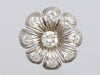 14K White Gold 0.50-Carat Diamond Flower Earrings