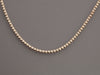 14K Yellow Gold 3.64-Carat Bezel Diamond Necklace