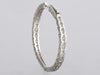 14K White Gold 5.46-Carat Diamond Inside-Out Hoops