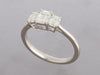 Platinum 1-Carat 3-Stone Diamond Ring