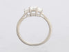 Platinum 1-Carat 3-Stone Diamond Ring
