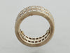 14K White Gold 2.5-Carat Diamond Eternity Band Set