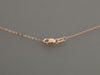 14K Rose Gold Pink Sapphire Love Necklace